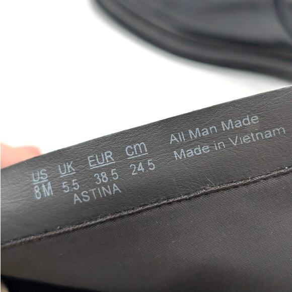 Franco Sarto Astina Ankle Chelsea Boots Women's Side Zip Black Size US8M EU38.5 - Picture 7 of 16